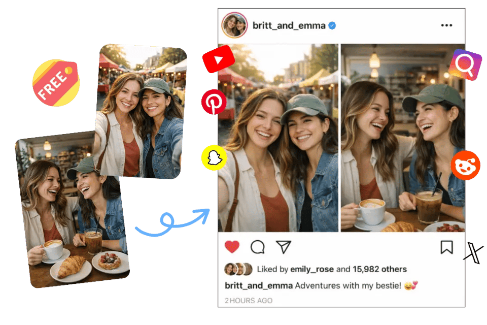 Make a Side by Side Photo Online Free for Fast and Simple Sharing