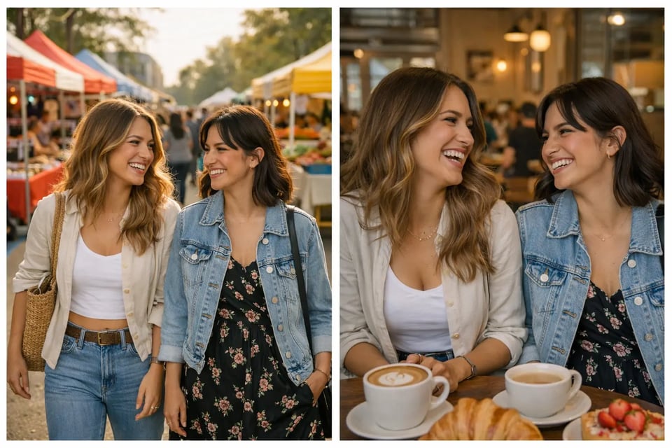 Combine Related Moments for Social Sharing