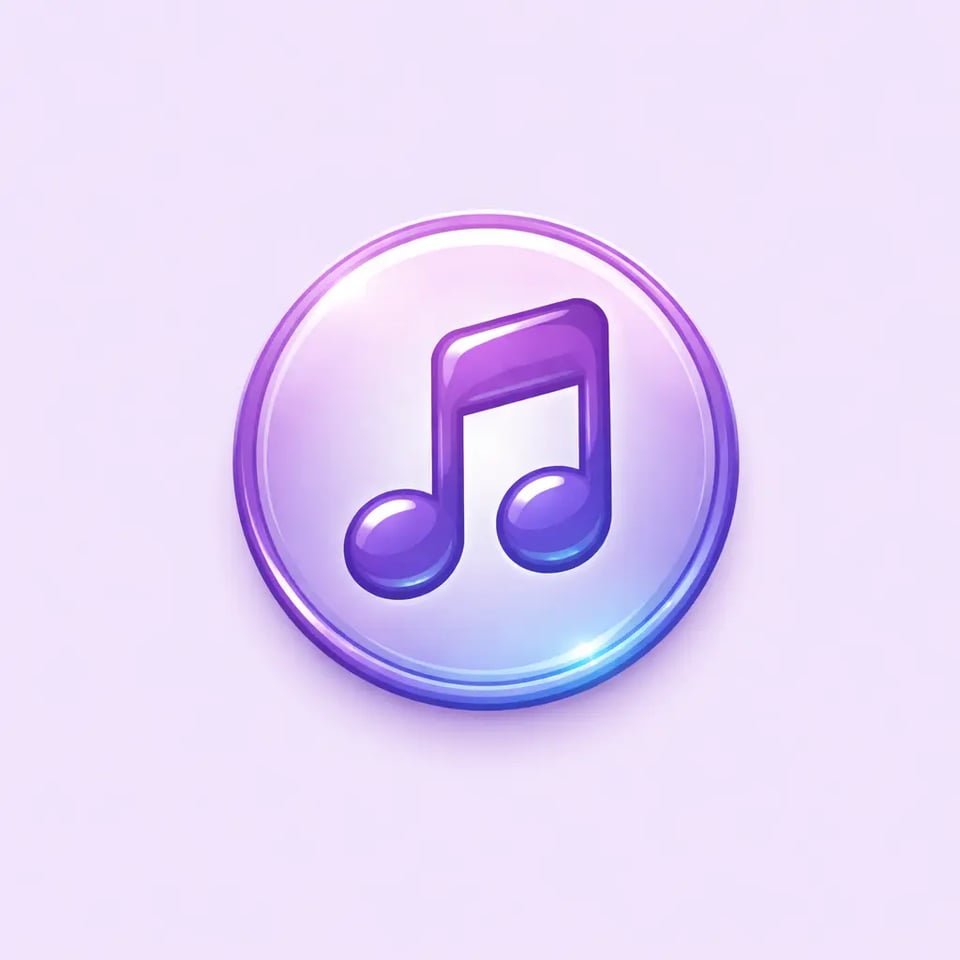 Music Note Favicon for Audio and Music Platforms