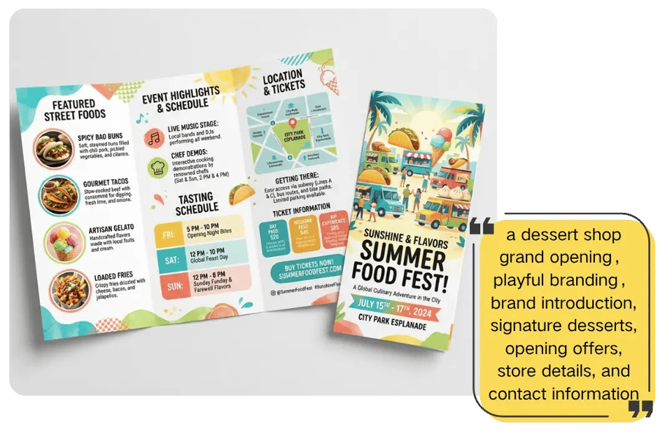From Text Input to Visual Layouts with AI Brochure Generator