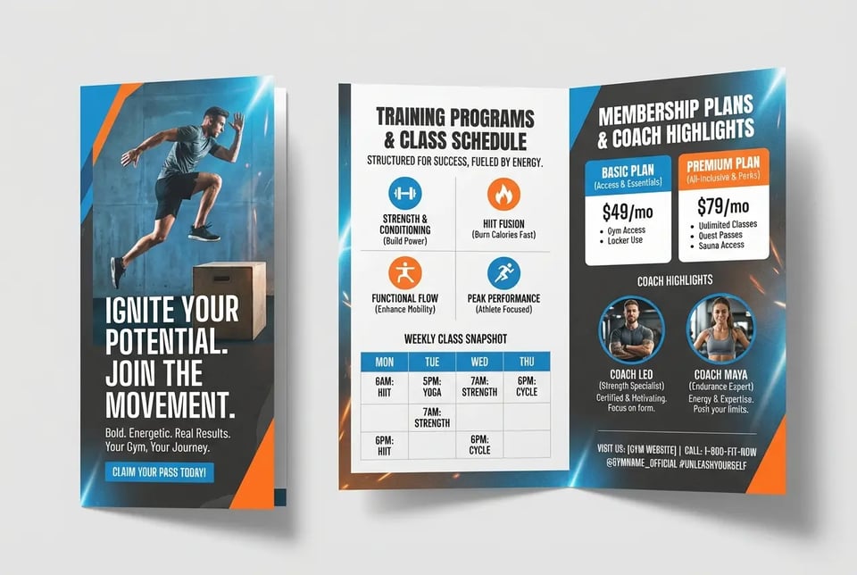 Fitness Gym Brochure