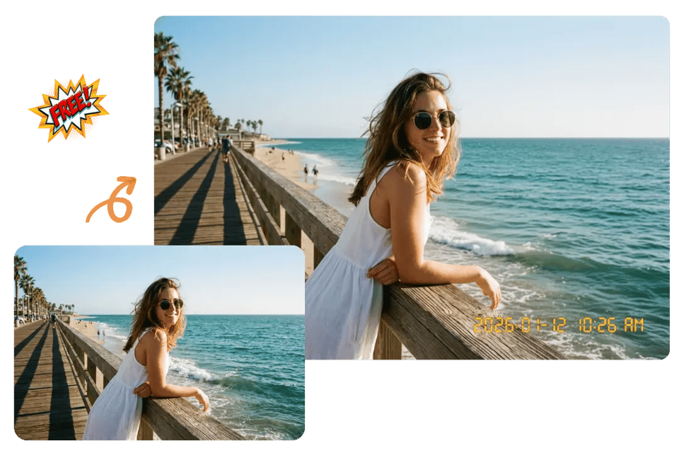 Add Date to Photo Online Free with Less Manual Editing