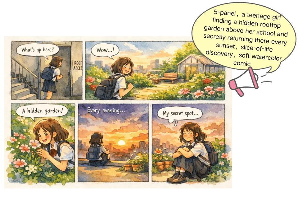 Turn Story Ideas into Visual Panels with AI Comic Stripe Generator