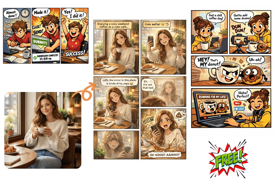 Faster Visual Storytelling with AI Comic Stripe Generator Free Online
