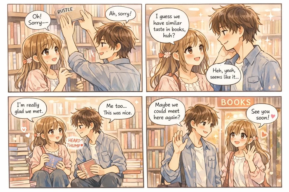 Romance Comic Stripe