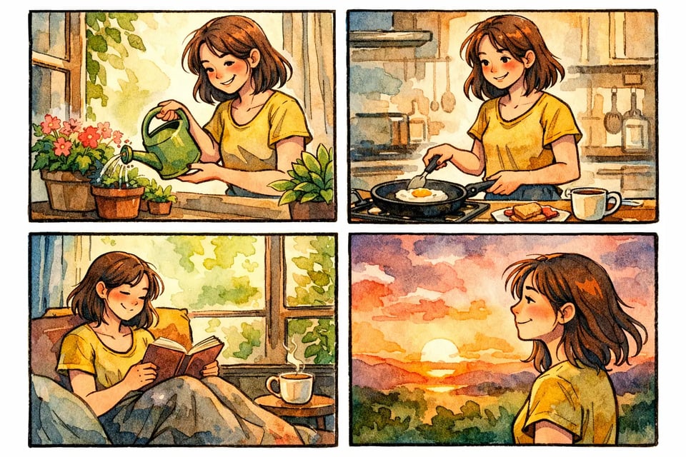 Slice of Life Comic Stripe