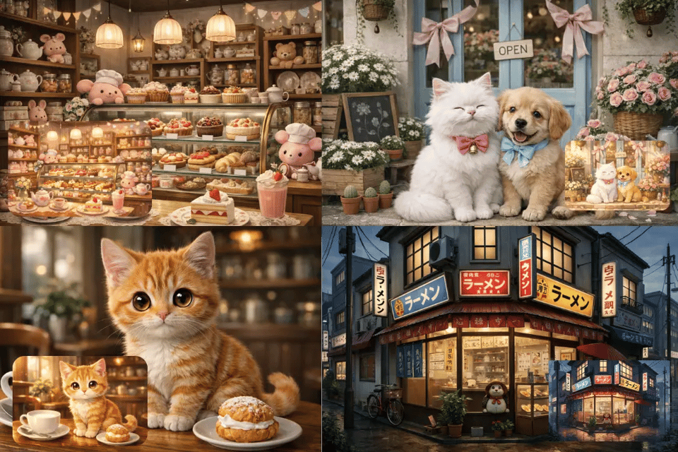 不仅限于角色,用动漫转现实世界转换器创造更多内容