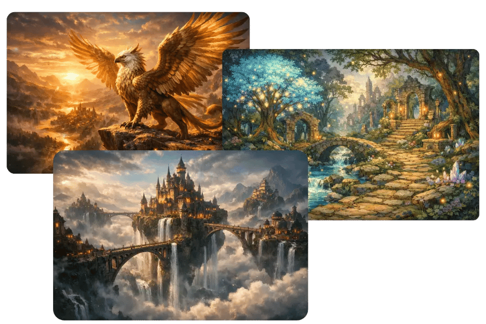 Design Creatures, Landscapes and Story Settings With AI Fantasy Image Generator