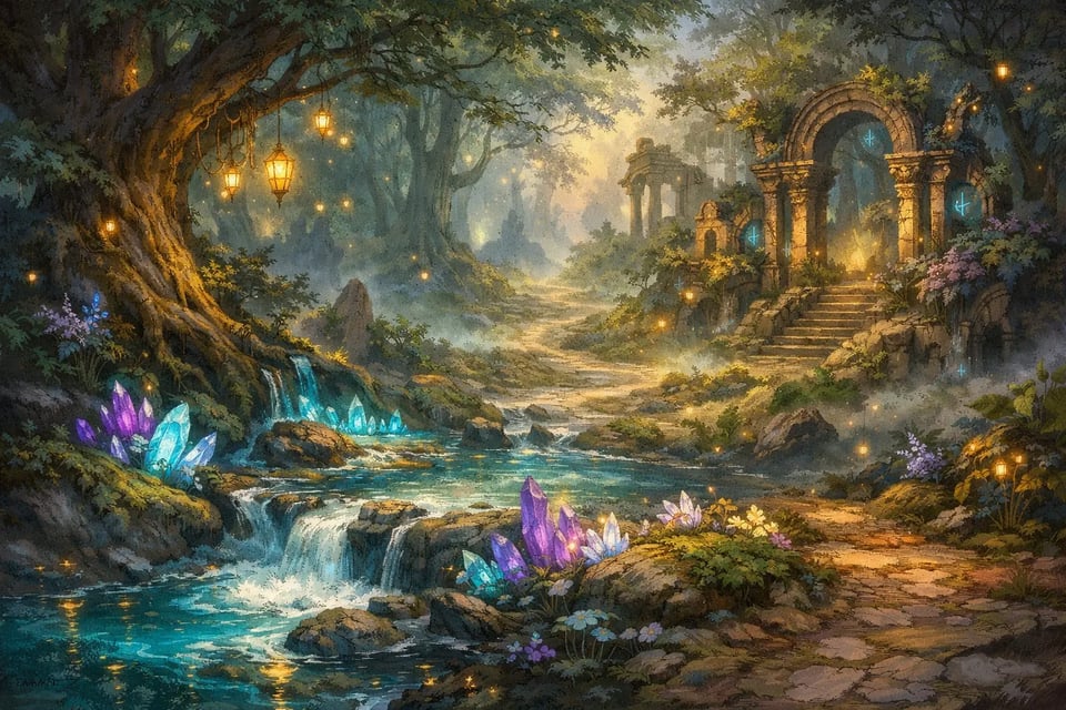 AI Fantasy Landscape