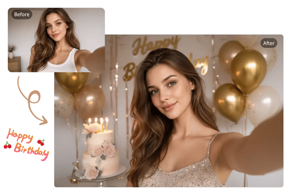 Turn Simple Portraits into Better Birthday Photo Results