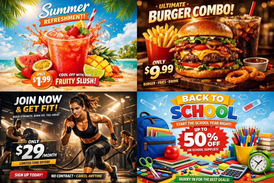 Turn Marketing Ideas into Promotional Images with AI Ad Generator