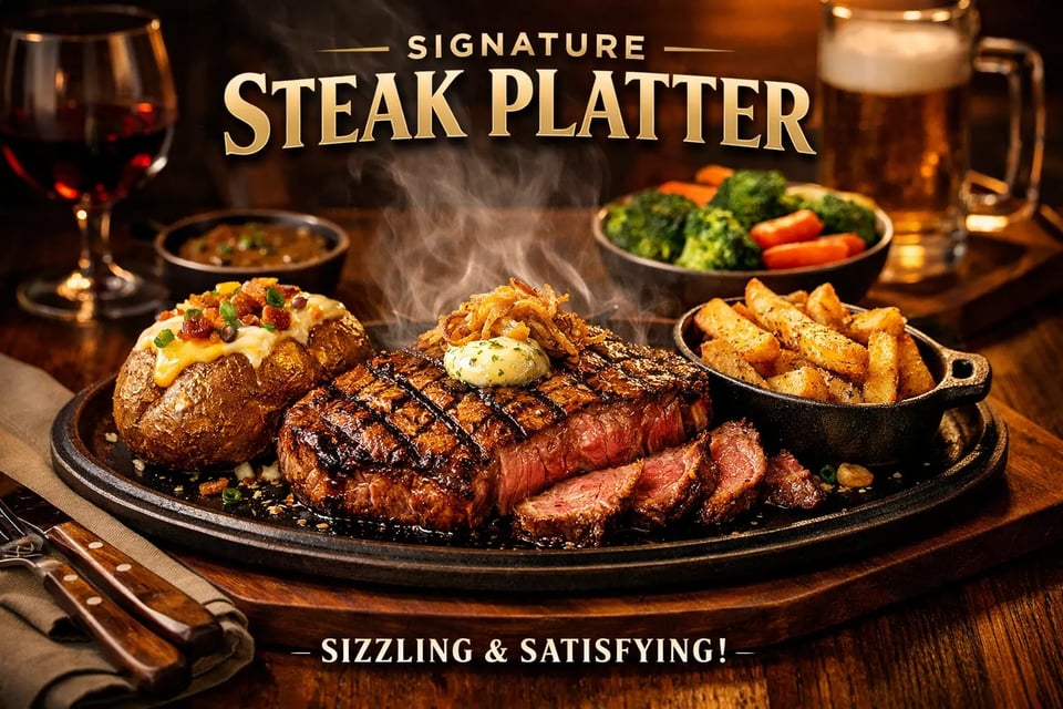 Food Advertisements for Menus, Promotions, and New Launches