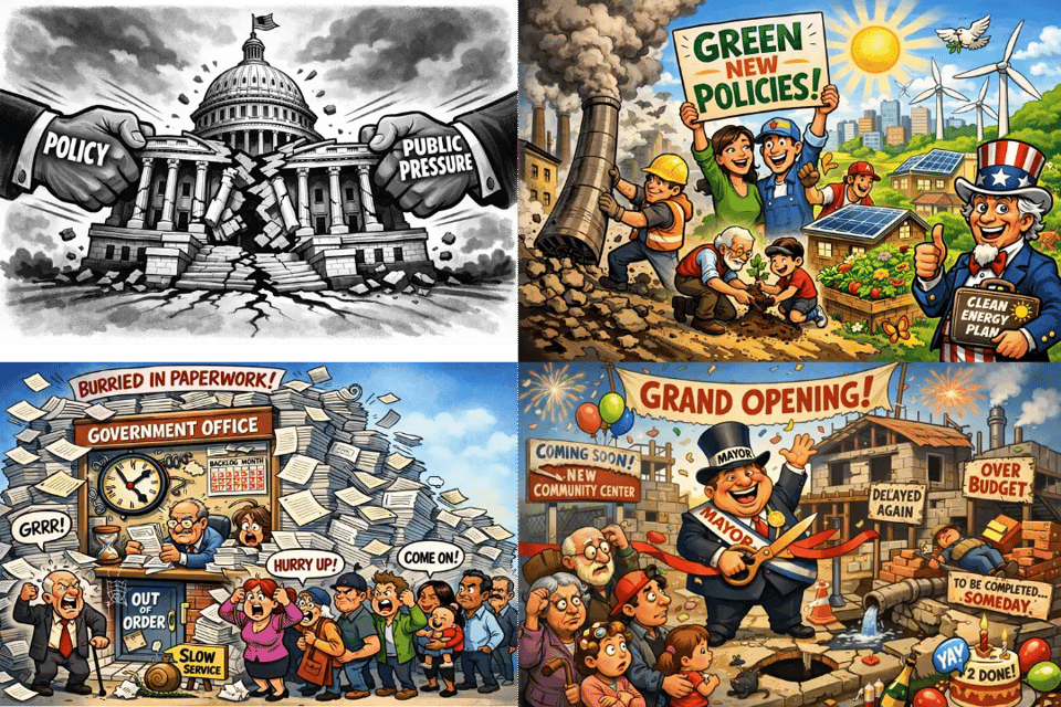 Generate Editorial Political Cartoon Graphics for Faster Commentary
