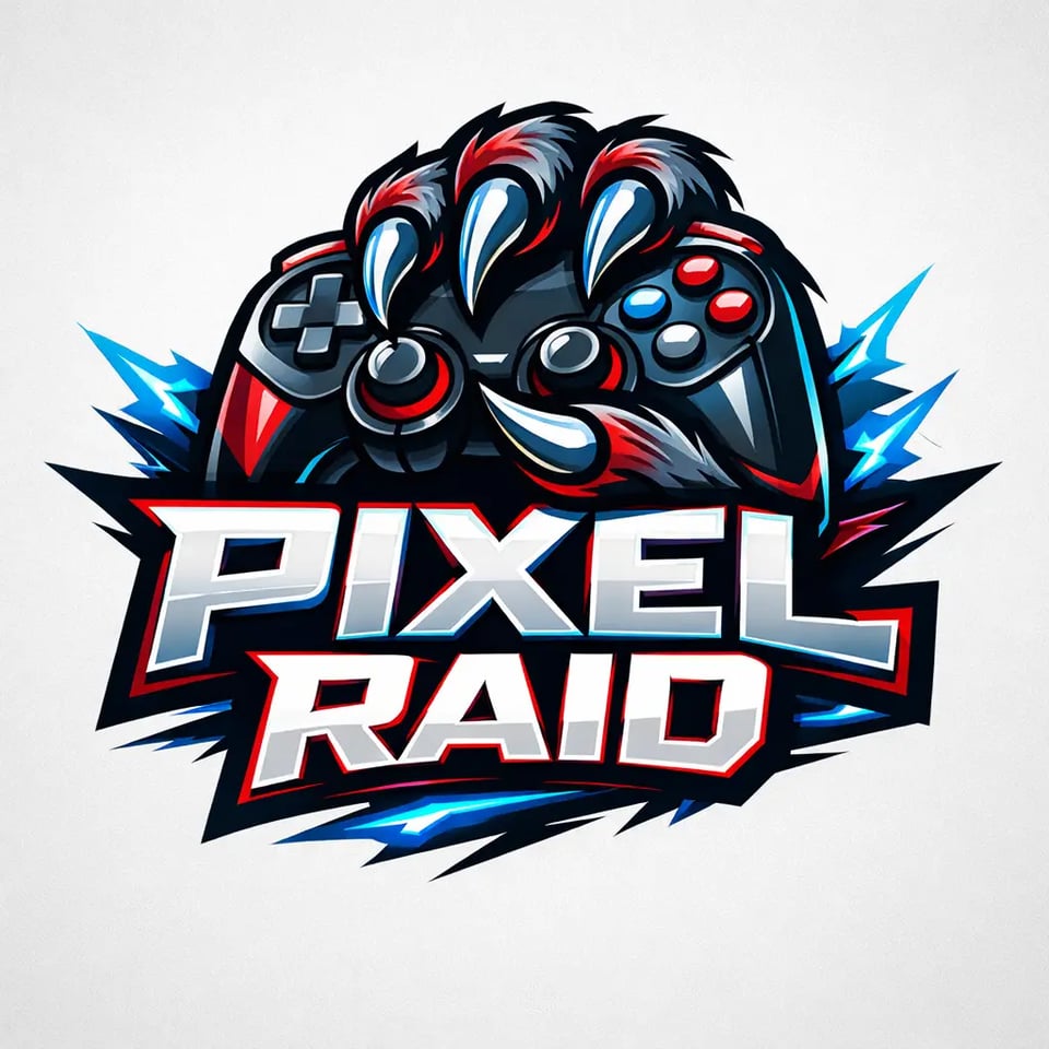 Logo YouTube de jeu avec une énergie iconographique audacieuse