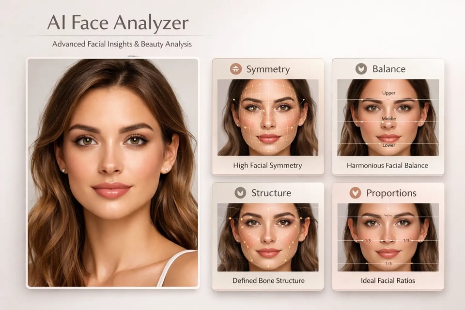 AI Face Analyzer with More Detailed Facial Insights