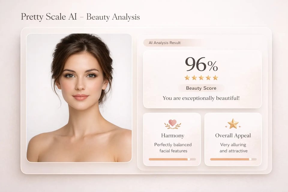 Beauty Test for Overall Facial Attractiveness
