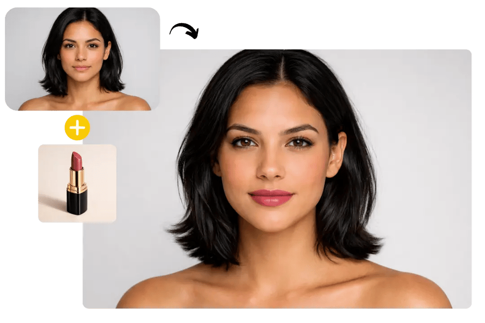 Ajoutez du rouge à lèvres à une photo avec une référence de couleur