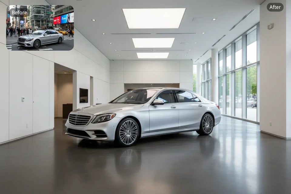 Cleaner Car Backgrounds and Surroundings