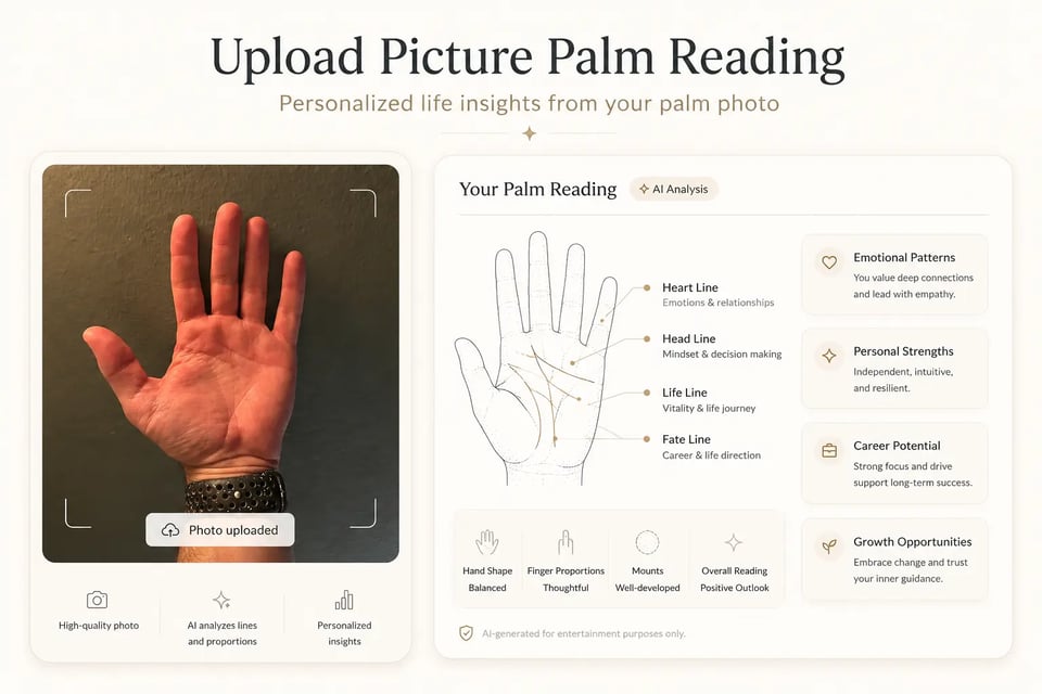 Upload Picture Palm Reading for Personalized Life Insights