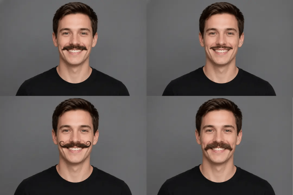 Try an AI Moustache Filter for Classic and Funny Styles