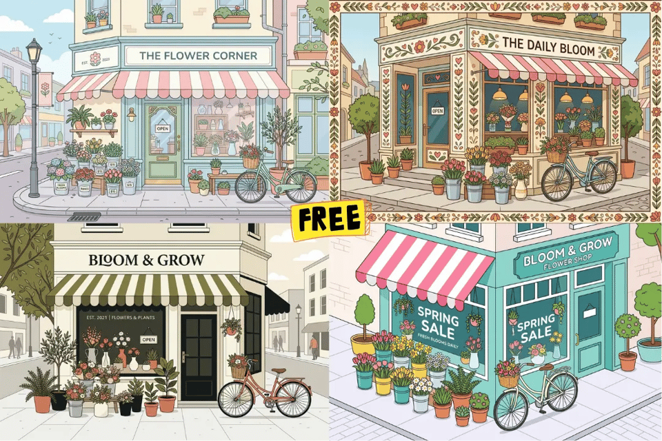 Explore Free Flat Illustration Variations for More Creative Control