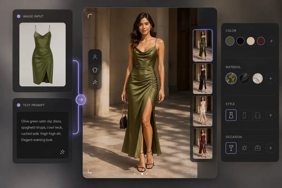 AI Try On Tool with Image and Prompt Guidance