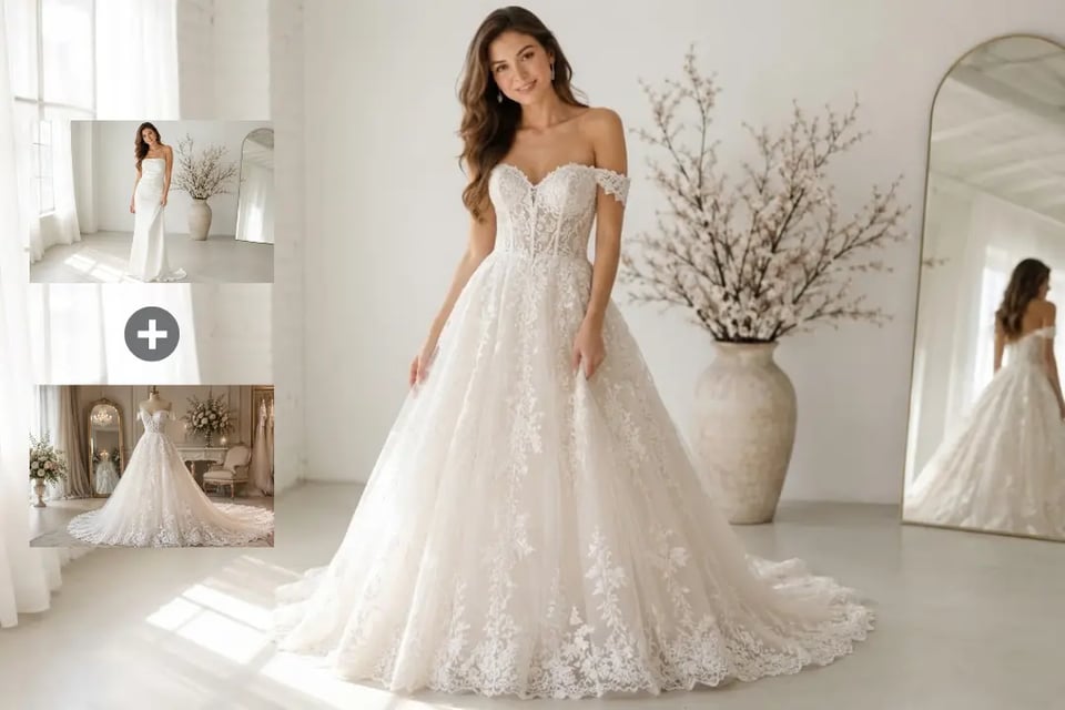 AI Wedding Dress Try On for Bridal Inspiration