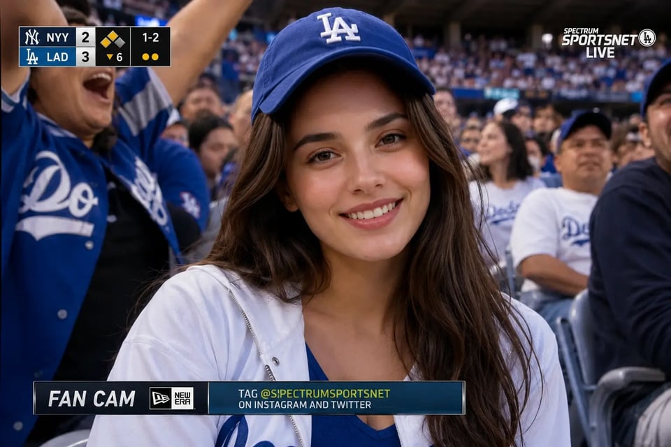 ⚾ Baseball Crowd Cam Broadcast Screenshot