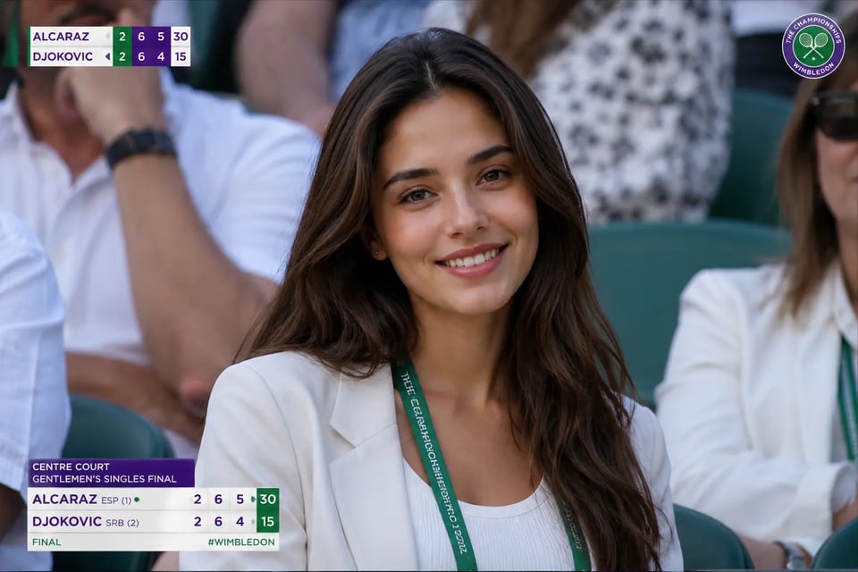 🎾 Tennis Match Spectator Broadcast Screenshot