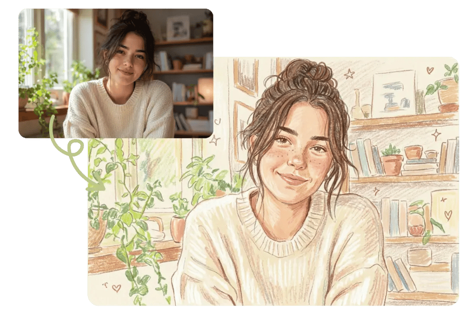Crayon AI Drawing Effect That Feels Hand-Colored